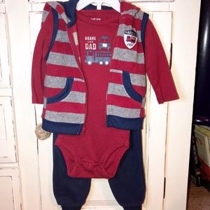 BNWOT warm toddler boys outfit